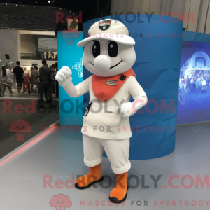 Costume mascotte de White...
