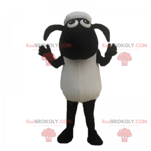 Mascota de oveja de dibujos animados - Redbrokoly.com
