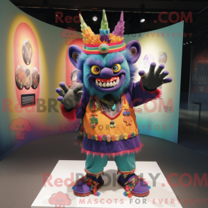 Demon mascot costume...