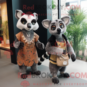 Civet mascotte kostuum...