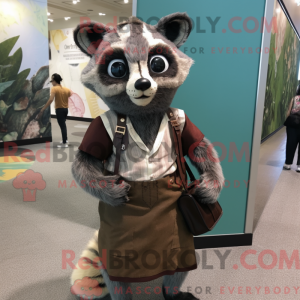 Civet mascotte kostuum...