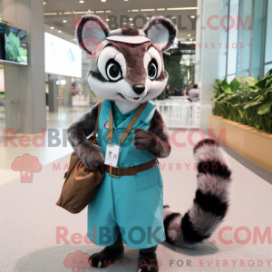 Civet maskot kostume...