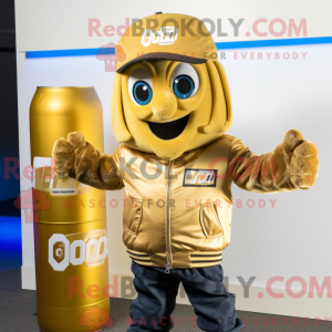 Gold Soda Can...