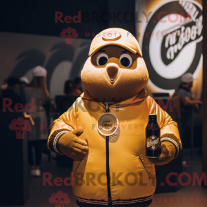 Gold Soda Can maskot...
