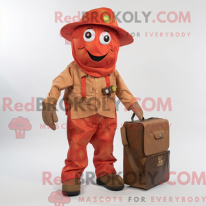 Rust Tomato maskot drakt...
