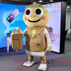 Beige Candy Box mascot...