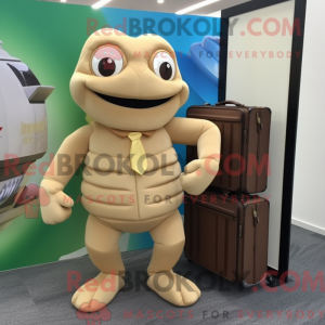 Beige Candy Box mascot...
