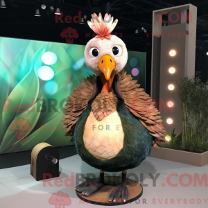 Peach Peacock mascotte...