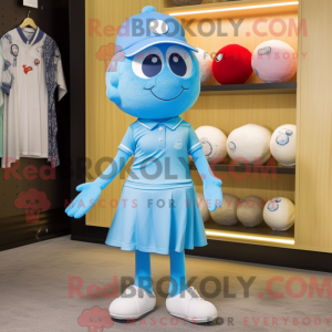 Postava maskota Sky Blue...