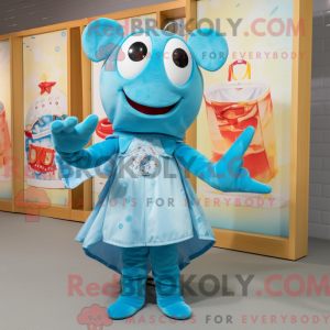 Disfraz de mascota Sky Blue...