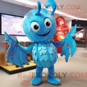 Postava maskota Sky Blue...