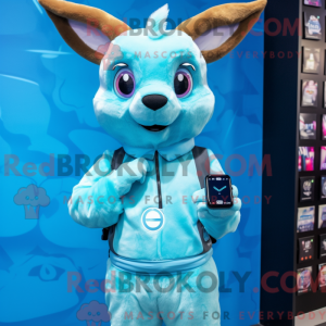 Sky Blue Roe Deer...