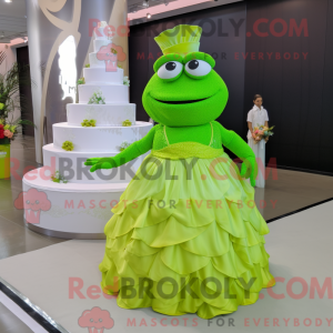 Limegrønn bryllupskake...
