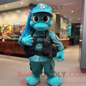 Blågrønn Marine Recon...