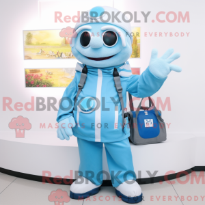 Disfraz de mascota Sky Blue...