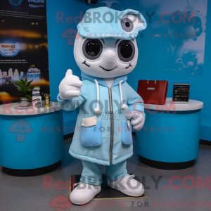 Disfraz de mascota Sky Blue...