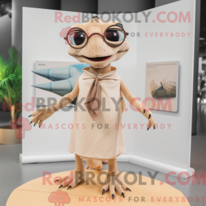Beige Dimorphodon mascot...