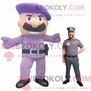 Lavender Commando mascot...