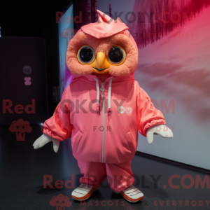 Disfraz de mascota Pink Owl...
