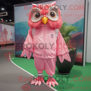 Disfraz de mascota Pink Owl...