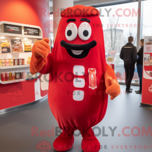 Rød Currywurst máscara de...