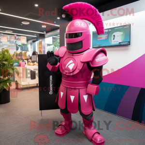 Disfraz de mascota Magenta...