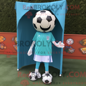 Máscara de gol de futebol...