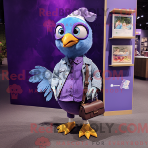 Purple Pigeon mascot...