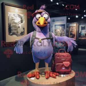 Purple Pigeon mascot...