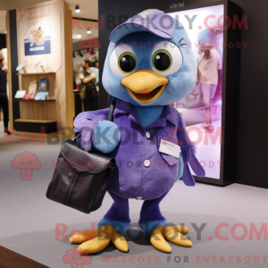 Purple Pigeon mascot...