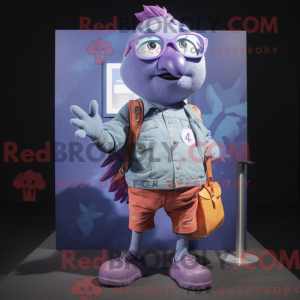 Disfraz de mascota Purple...