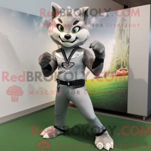 Costume mascotte de Lynx...