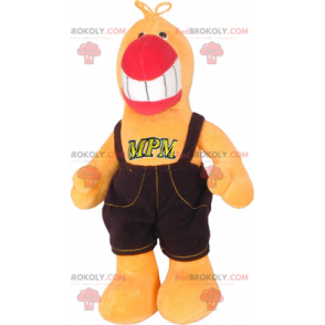 Papegojamaskot i overall - Redbrokoly.com