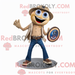 Tan Plate Spinner mascot...