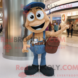 Tan Plate Spinner mascot...