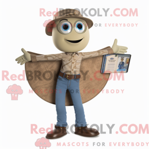 Postava maskota Tan Plate...