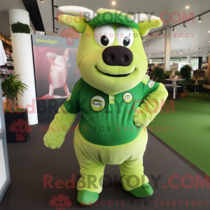 Disfraz de mascota de Lime...