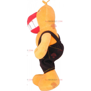 Papegojamaskot i overall - Redbrokoly.com
