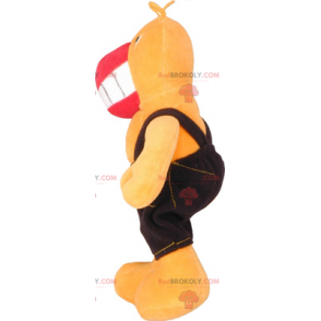 Papegojamaskot i overall - Redbrokoly.com