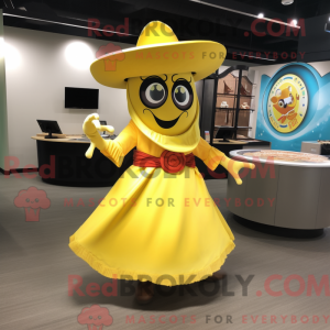 Mascotte de Fajitas jaune...