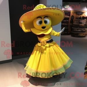 Gul Fajitas maskot kostume...