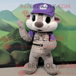 Lavender Ferret Maskottchen...