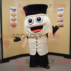 Personaggio mascotte beige...