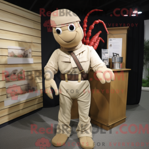 Cream Lobster Bisque mascot...