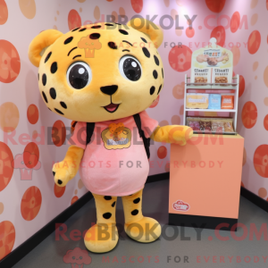 Peach Leopard mascotte...