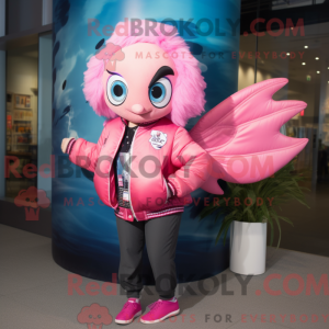 Máscara Rosa Betta Fish com...