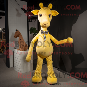 Gele giraffe...