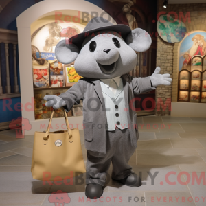 Gray Ray mascot costume...