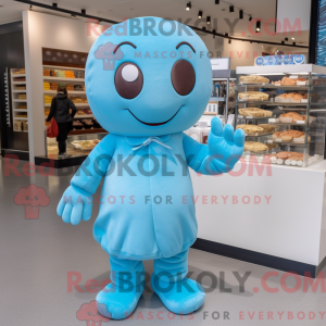 Disfraz de mascota Sky Blue...