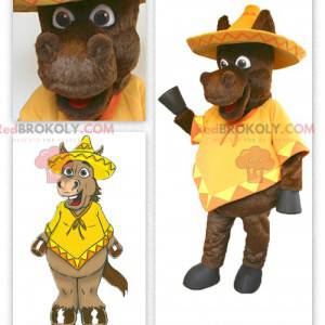 Mascotte d'âne mexicain - Redbrokoly.com